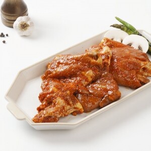 에이치엠푸드,우리농숯불닭갈비1kg+떡1팩증정 냉장 (뼈가있는 닭고기)